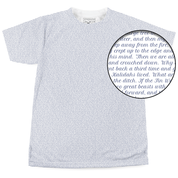 Women's T-Shirts [Out of Print] L. Frank Baum / The Wonderful Wizard of Oz Scoop Neck Tee (Heather Grey) (Womens) Litographs | The Wonderful Wizard of Oz | Book T-Shirt