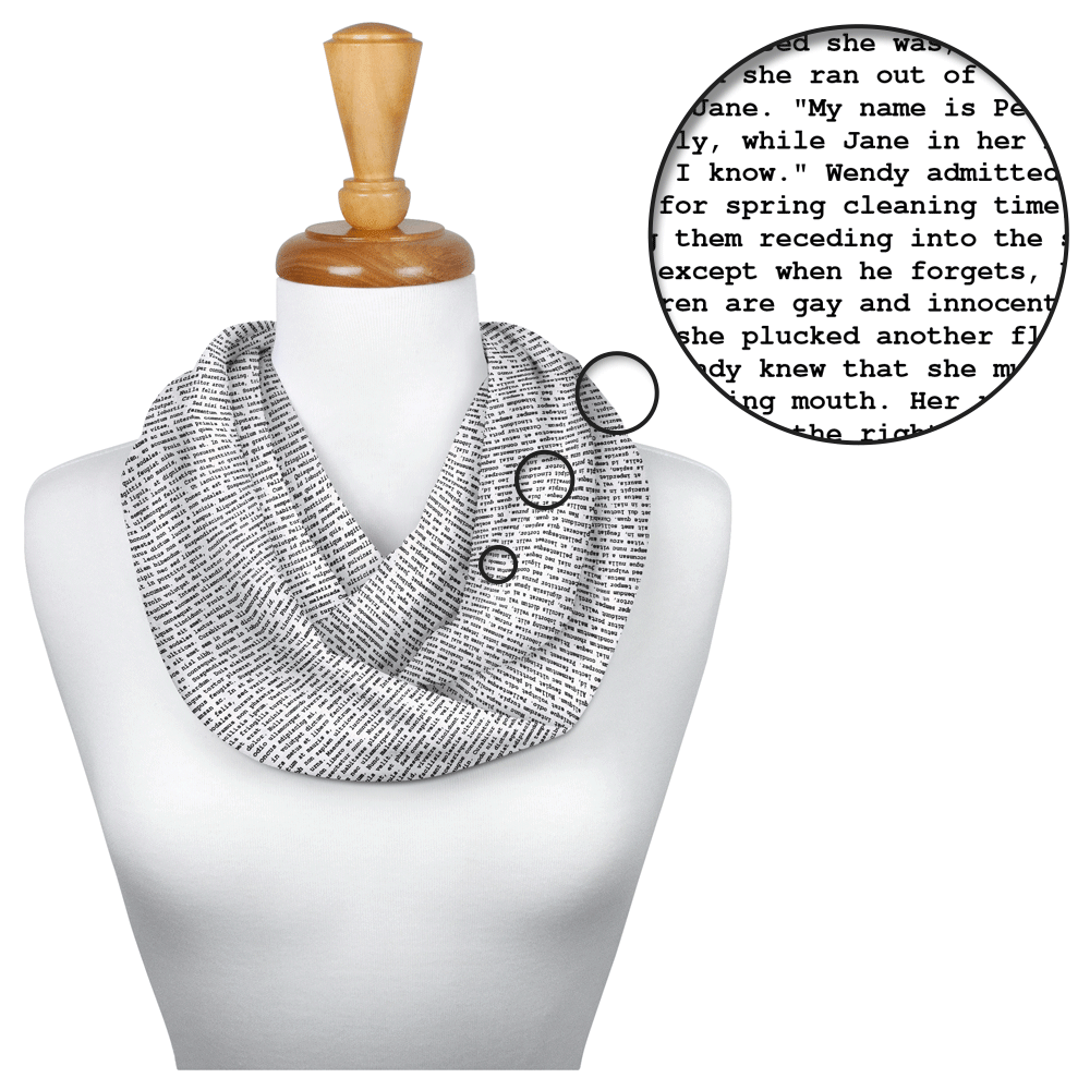 Litographs | Peter Pan | Book Scarf Litographs | Peter Pan | Book Scarf