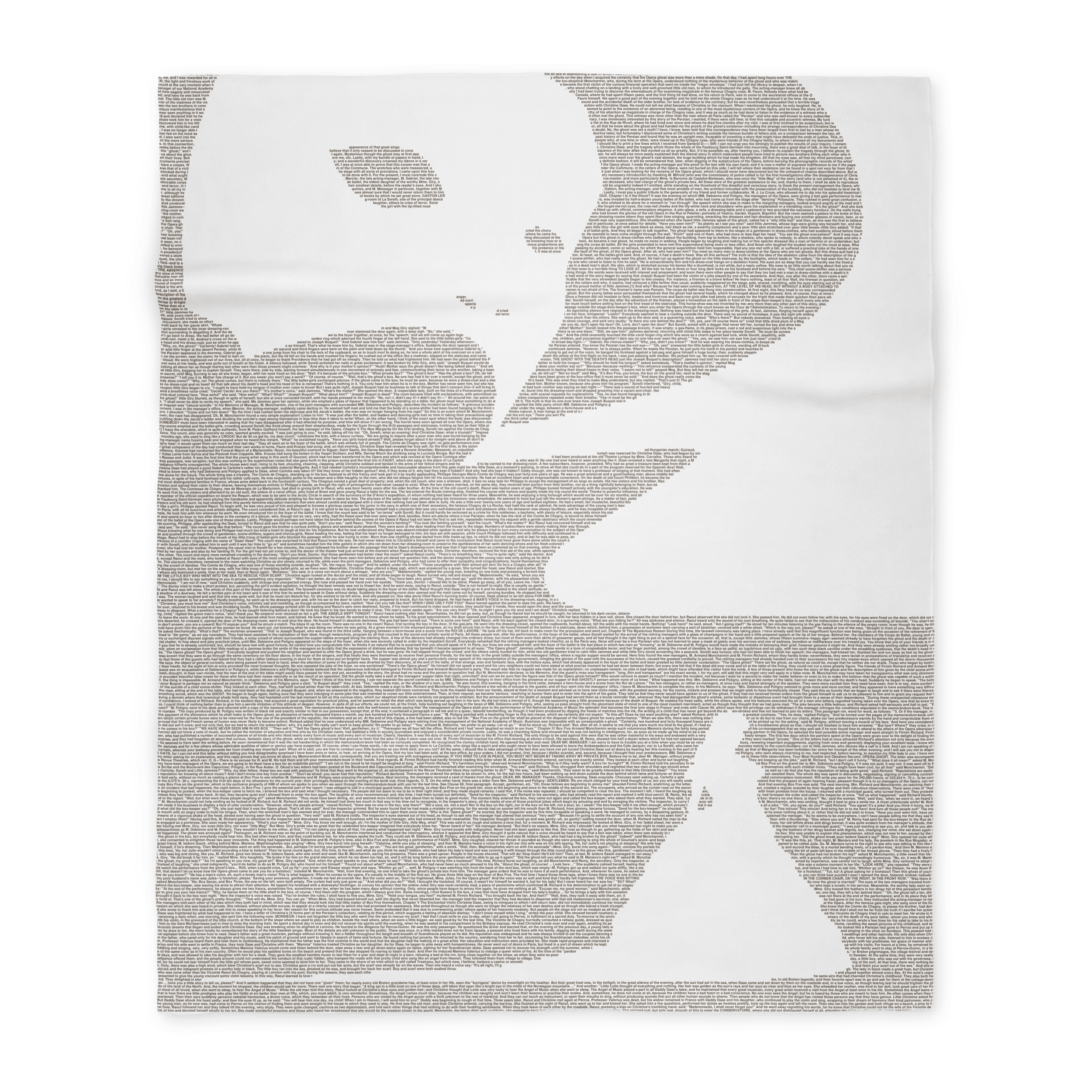 Litographs | The Phantom of the Opera | Book Blanket