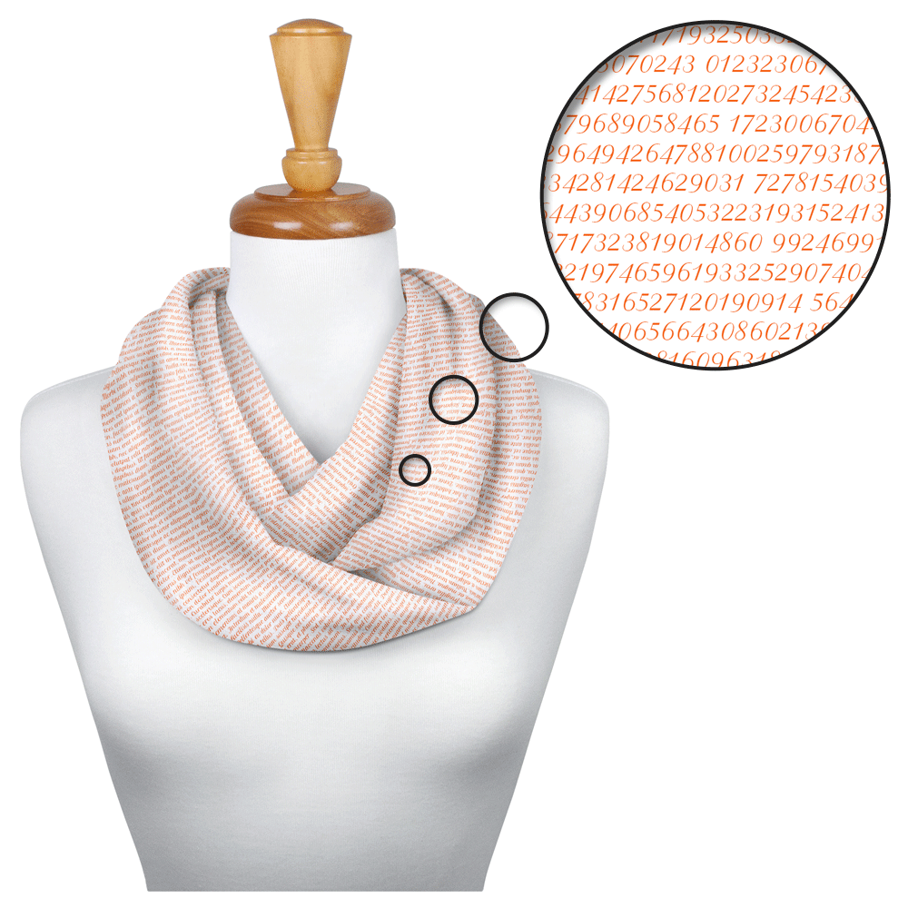Litographs | Pi | Book Scarf