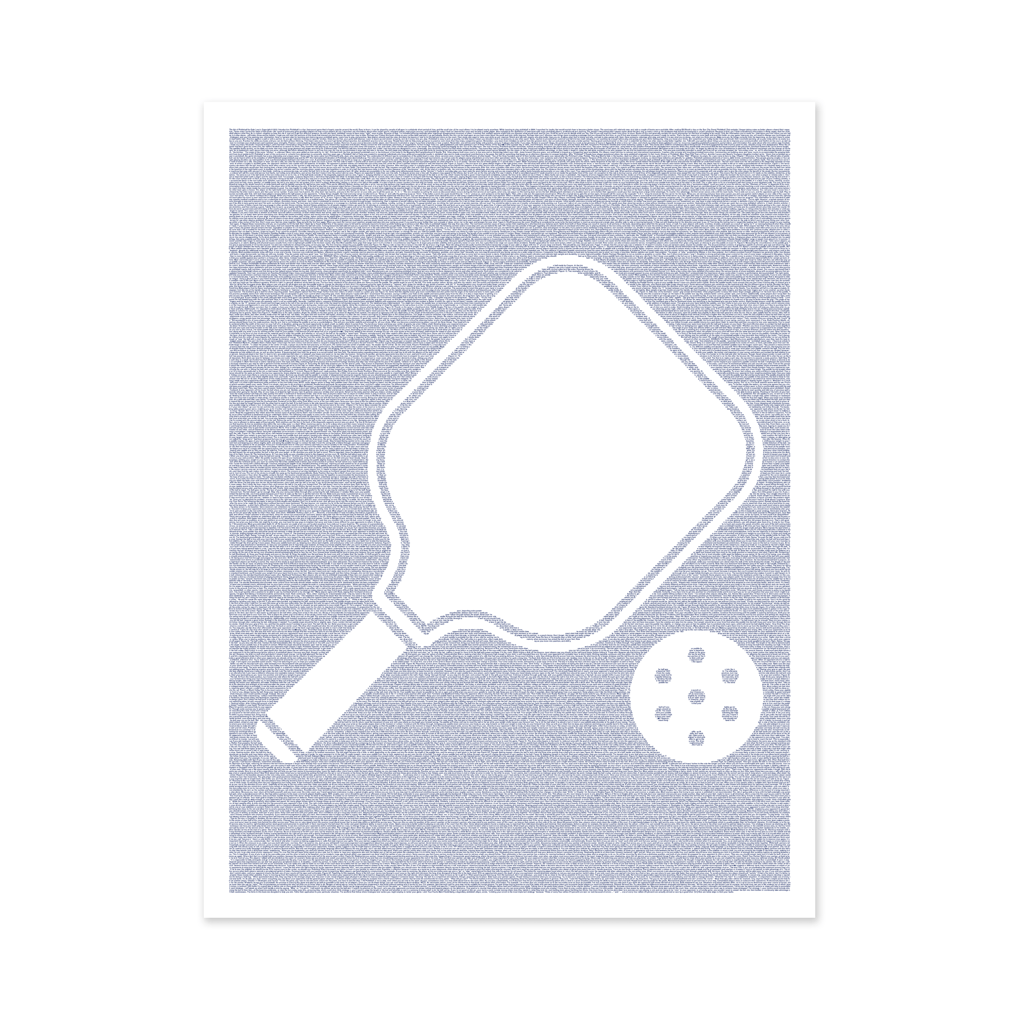 Litographs | The Art of Pickleball | Book Poster