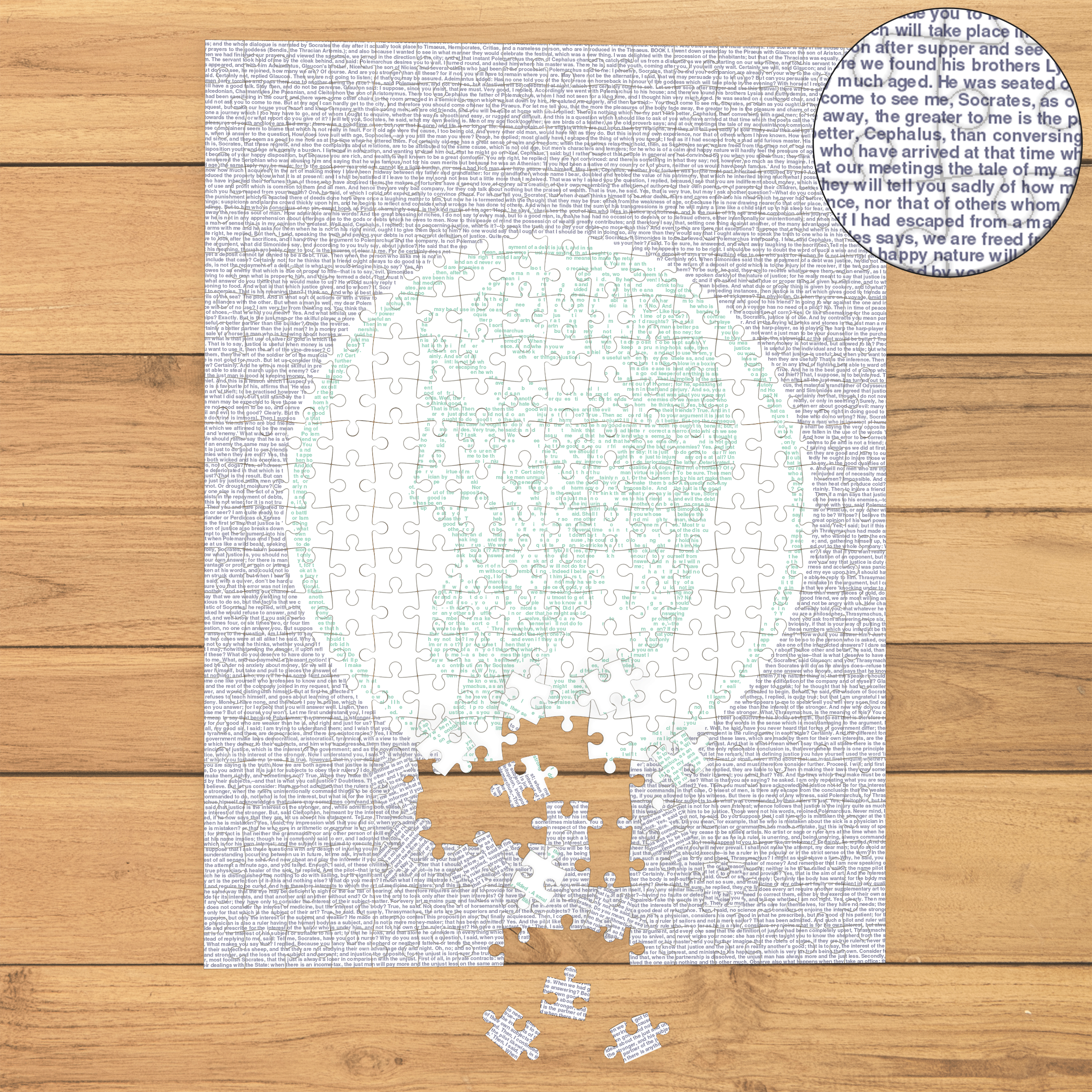 Litographs | The Republic | Book Puzzle