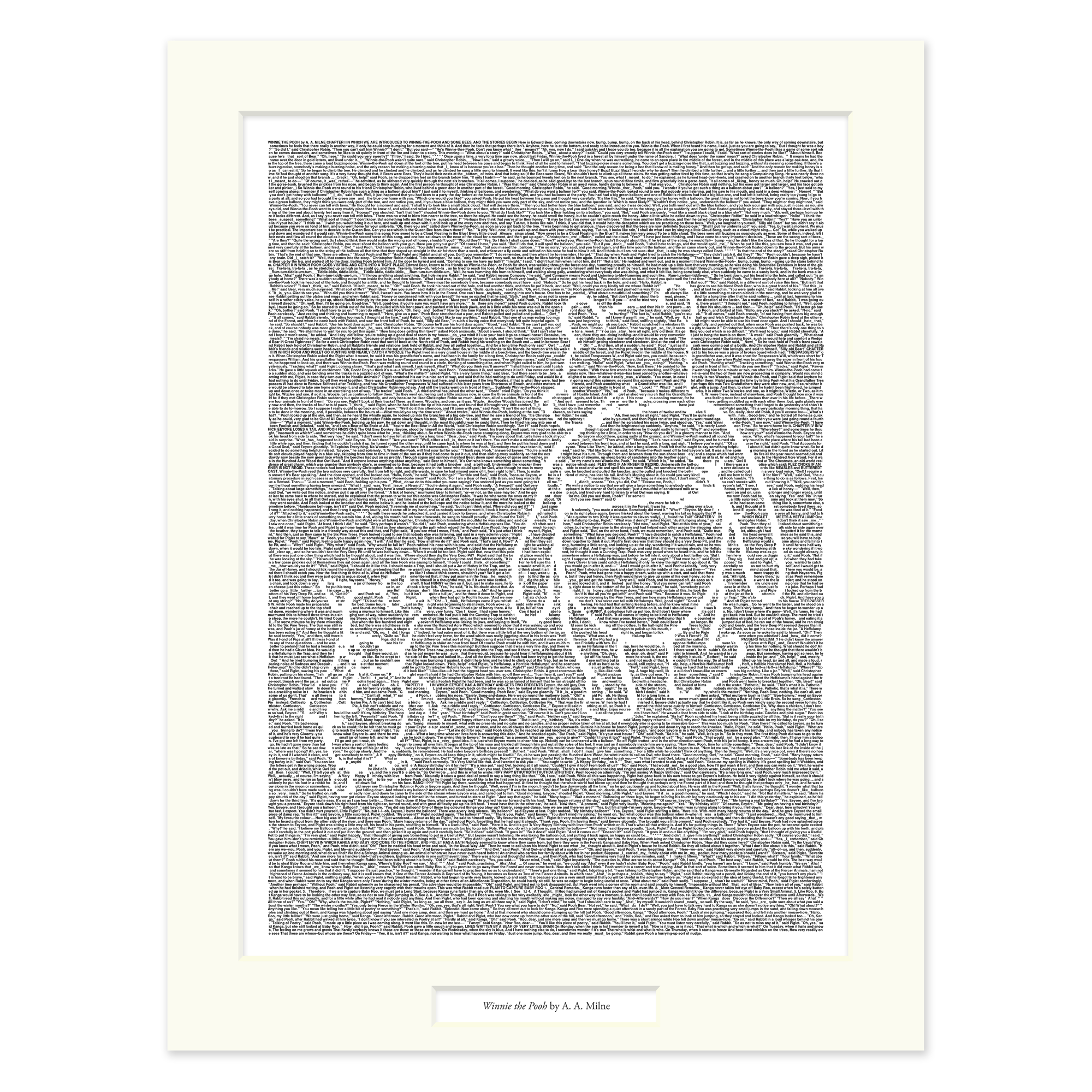 Litographs | Winnie the Pooh | Book Poster Litographs | Winnie the Pooh | Book Poster