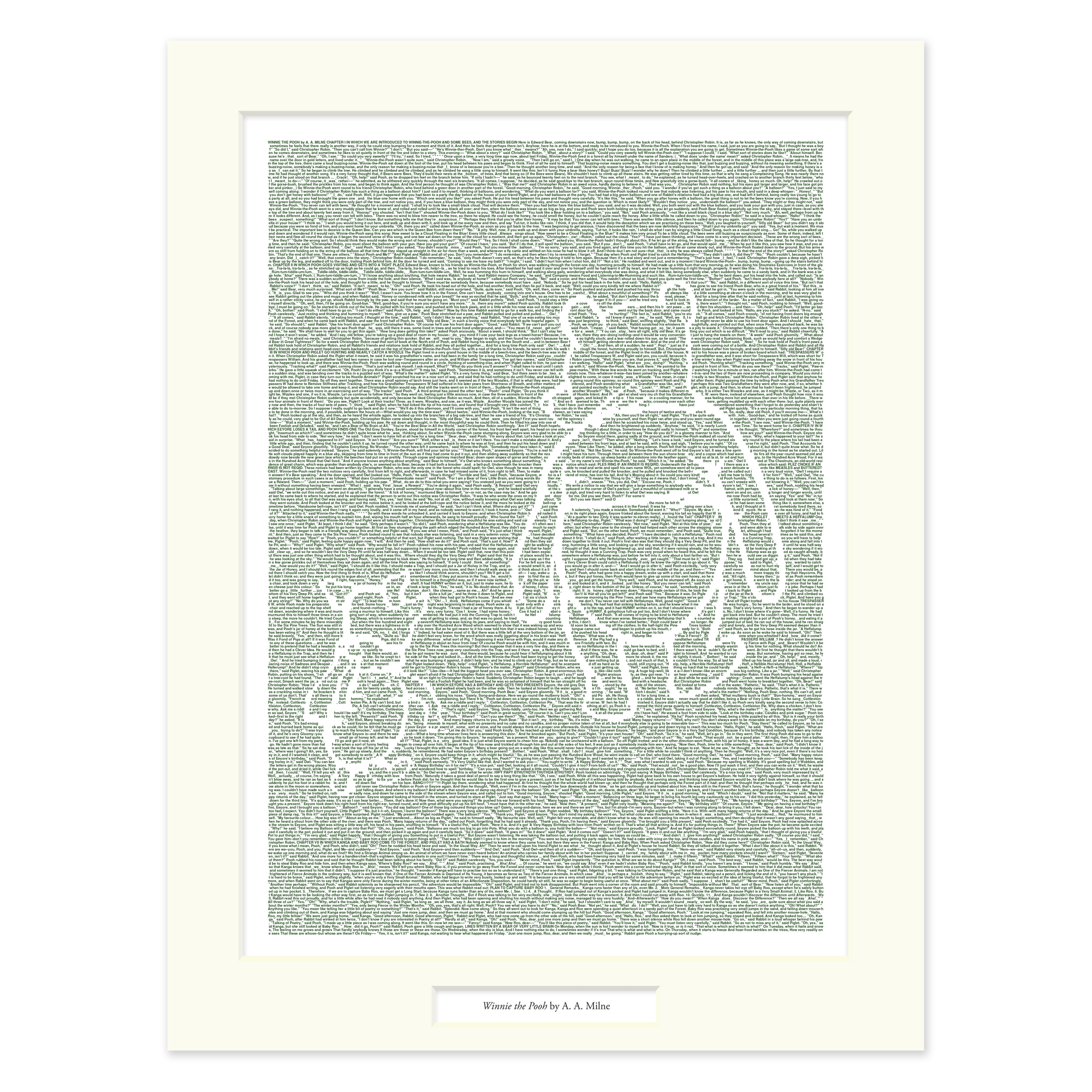 Litographs | Winnie the Pooh | Book Poster