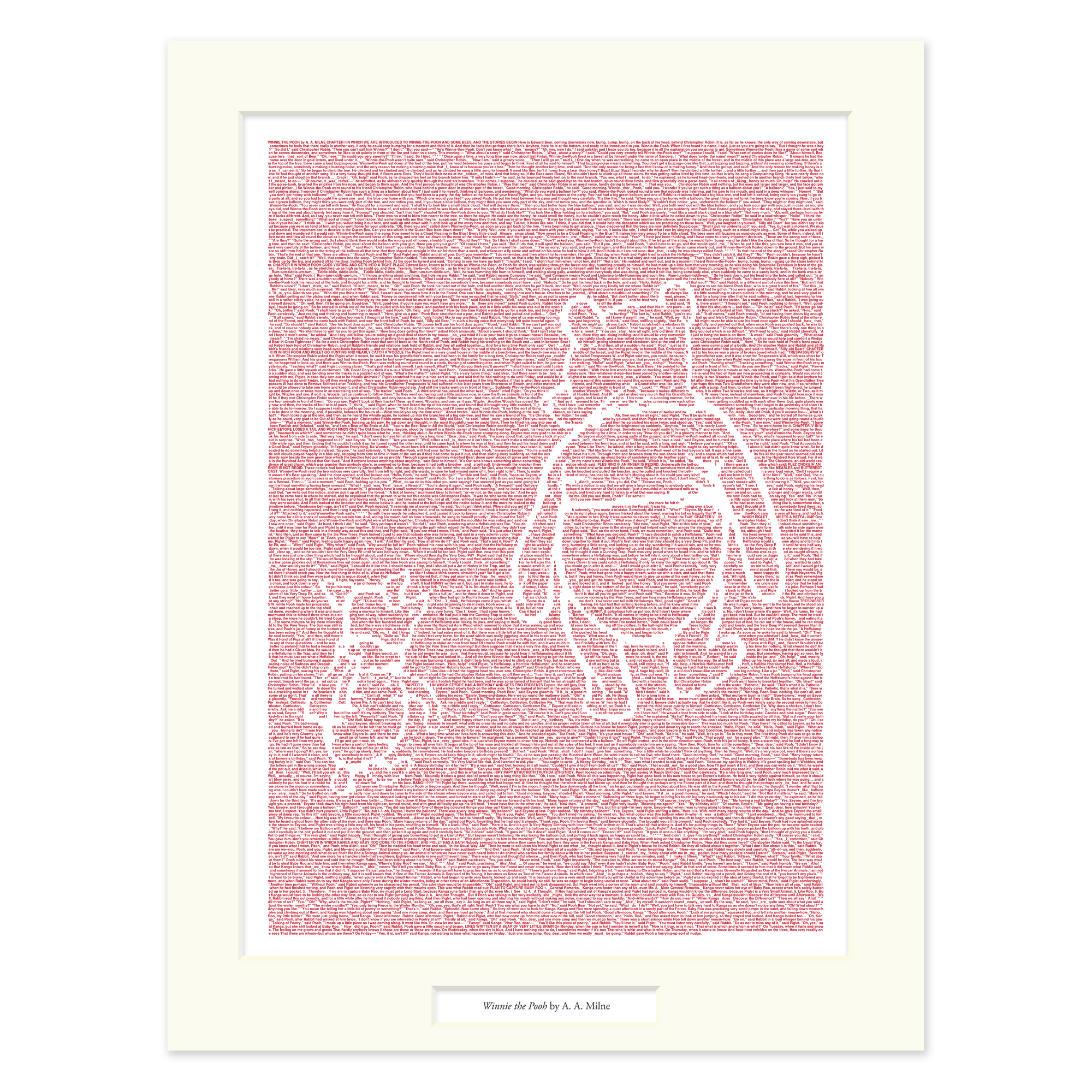 Litographs | Winnie the Pooh | Book Poster