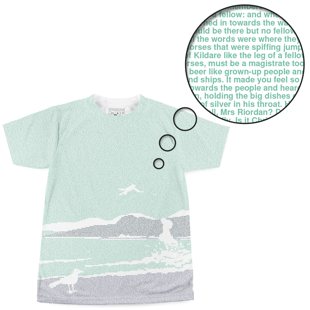 Litographs | A Portrait of the Artist as a Young Man | Book T-Shirt