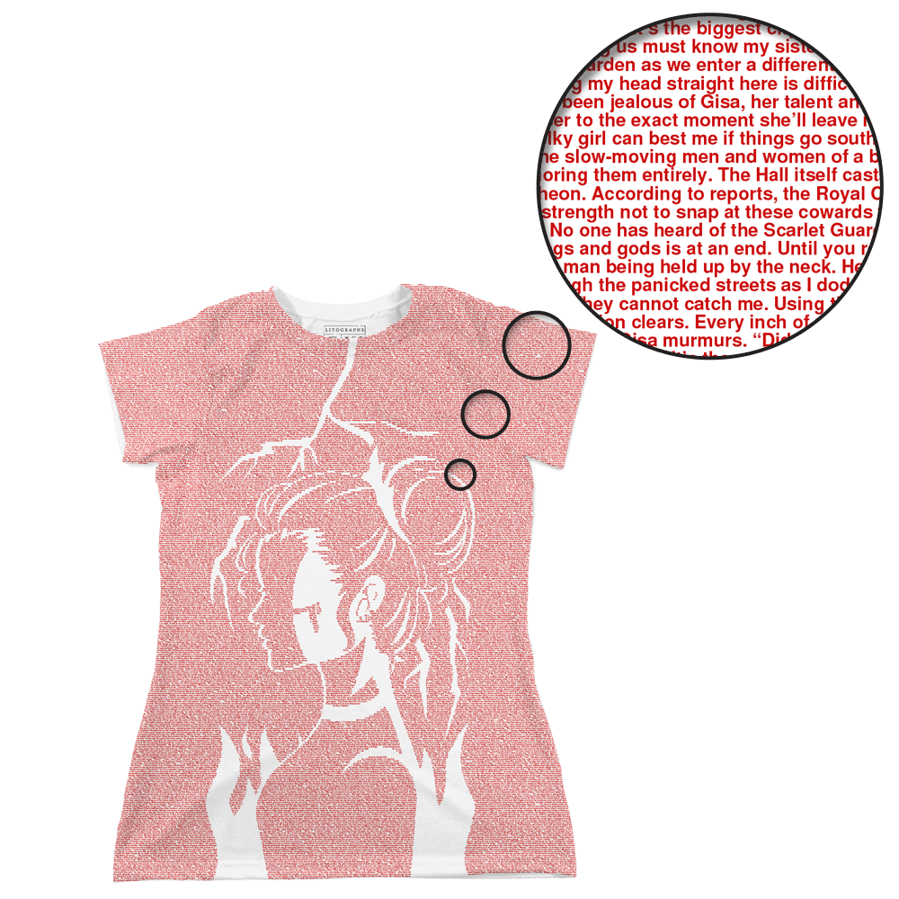 Red queen t shirt cheap