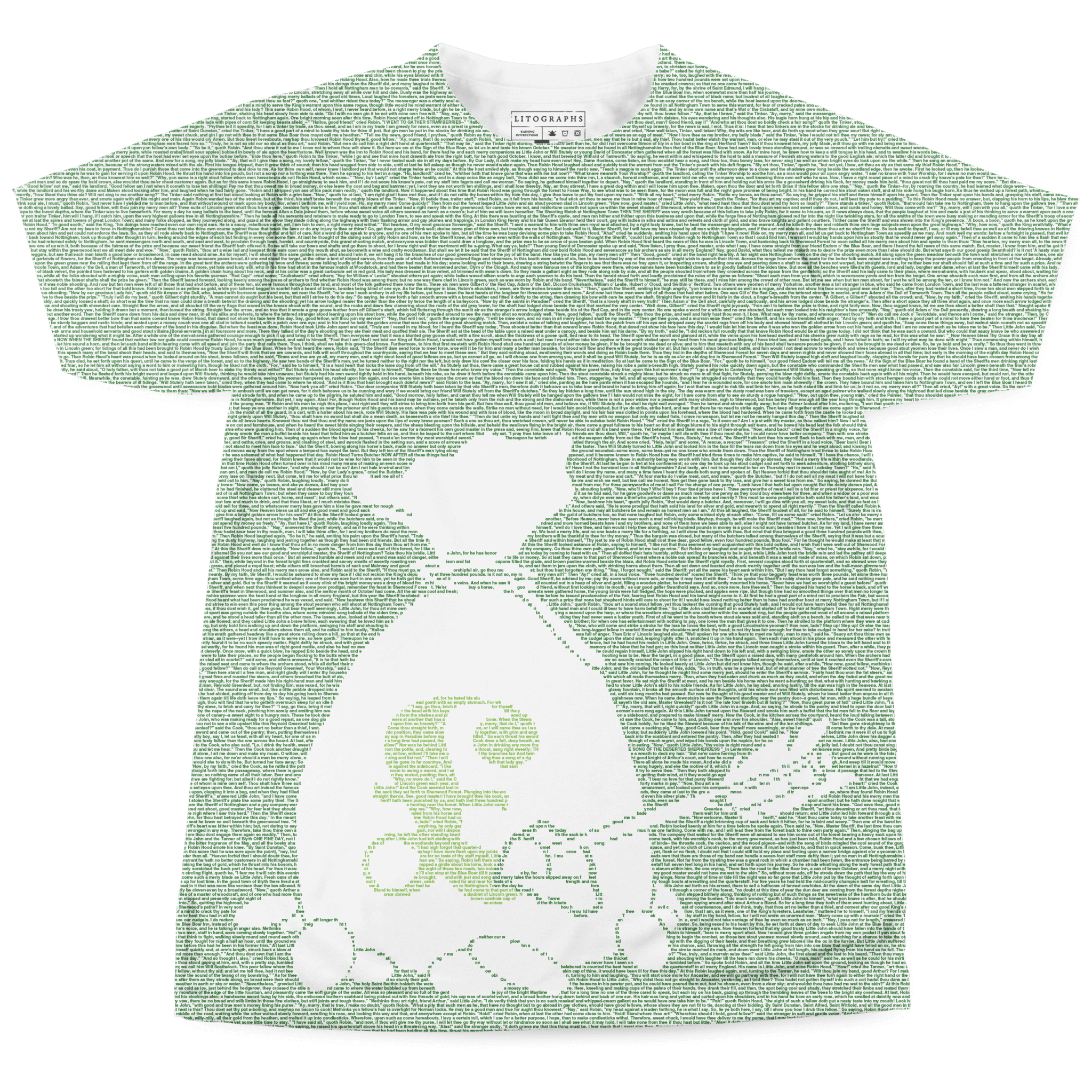 Litographs | The Merry Adventures of Robin Hood | Book T-Shirt