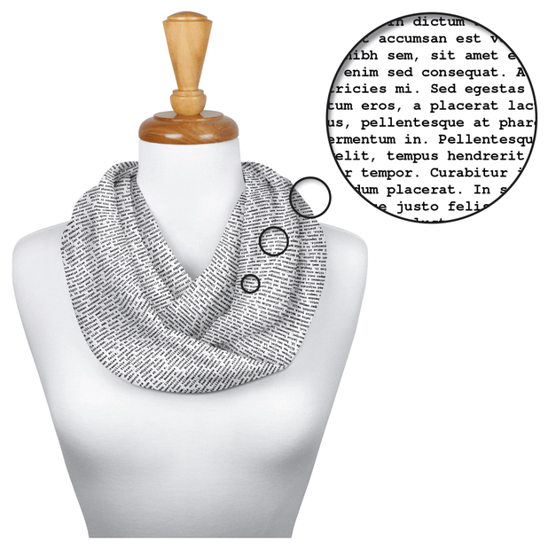 Litographs | NaNoWriMo Custom Scarf | Book Scarf