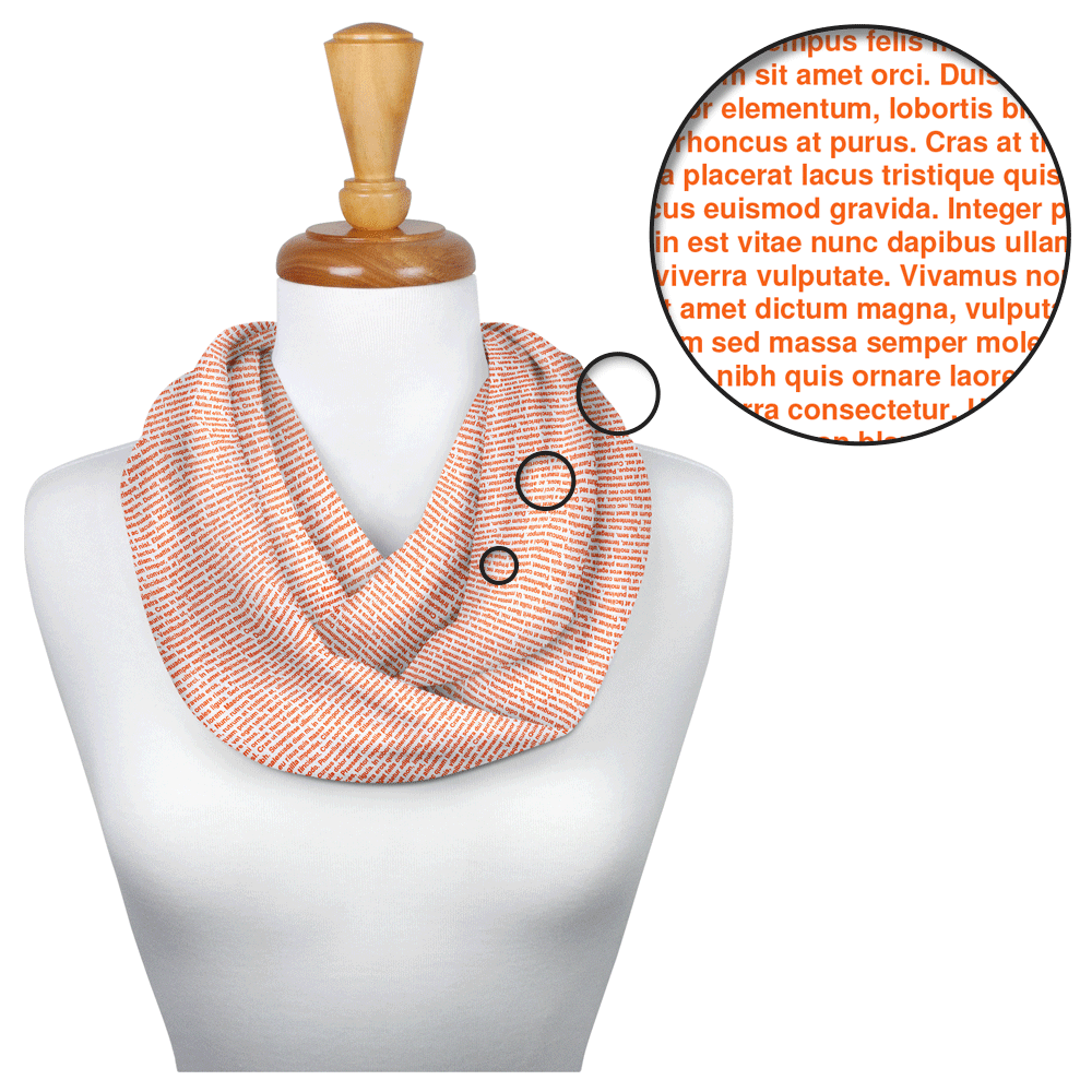 Custom Scarf Book Scarf Litographs