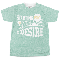 think_tee_unisex_green1_front