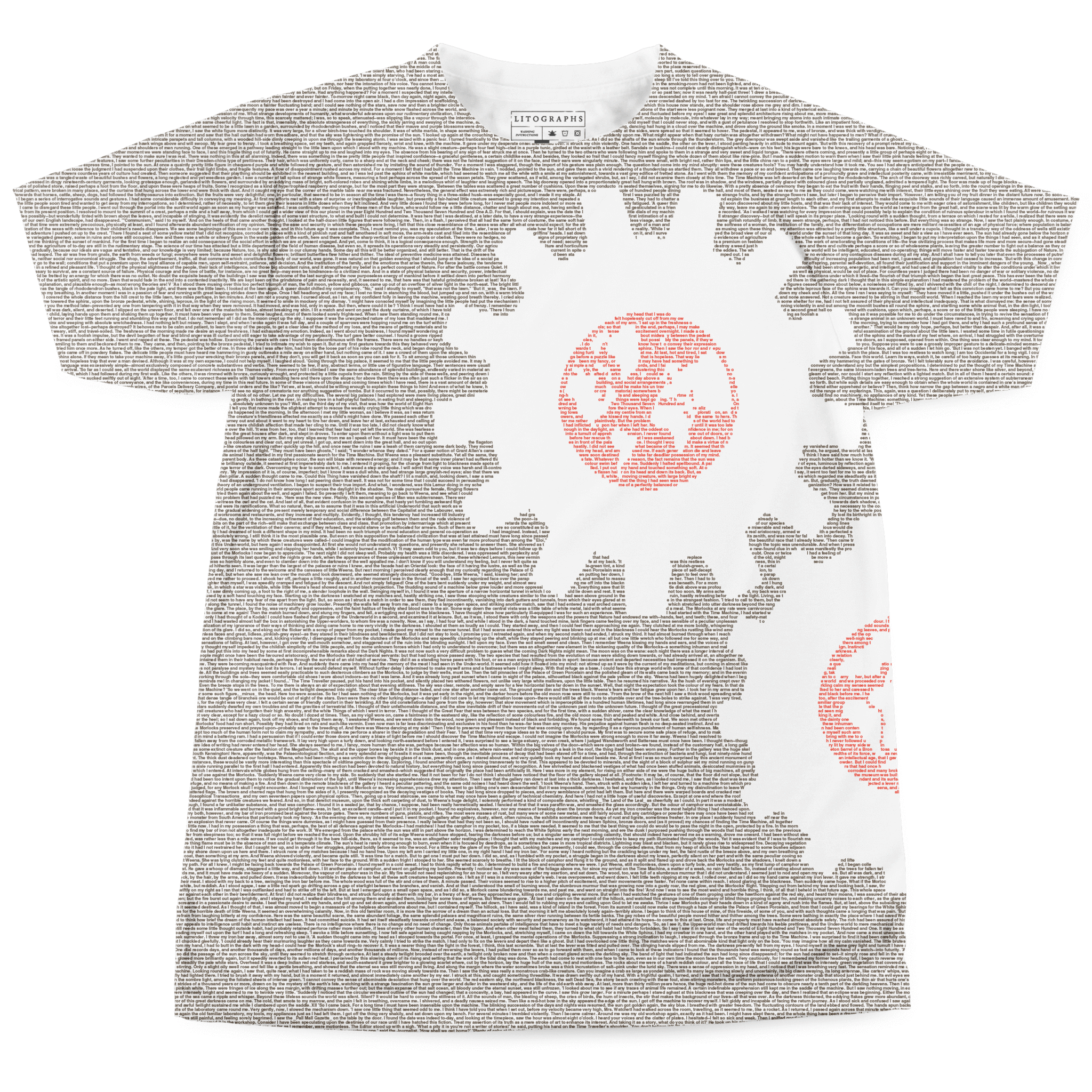 Litographs | The Time Machine | Book T-Shirt