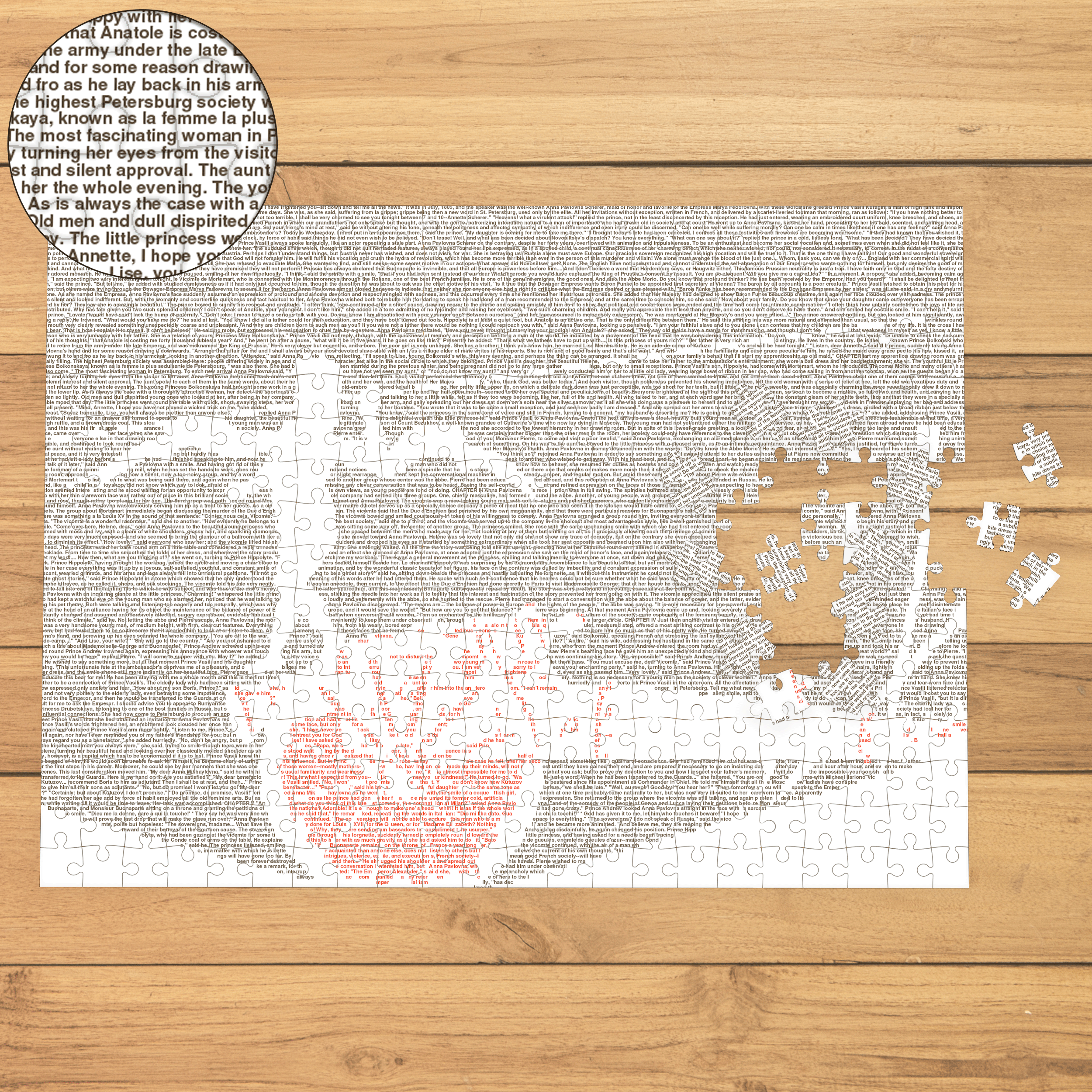 Litographs | War and Peace | Book Puzzle