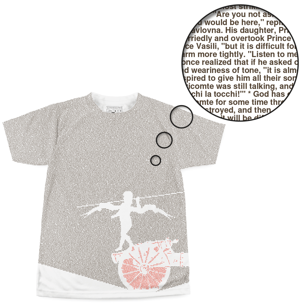 Litographs | War and Peace | Book T-Shirt