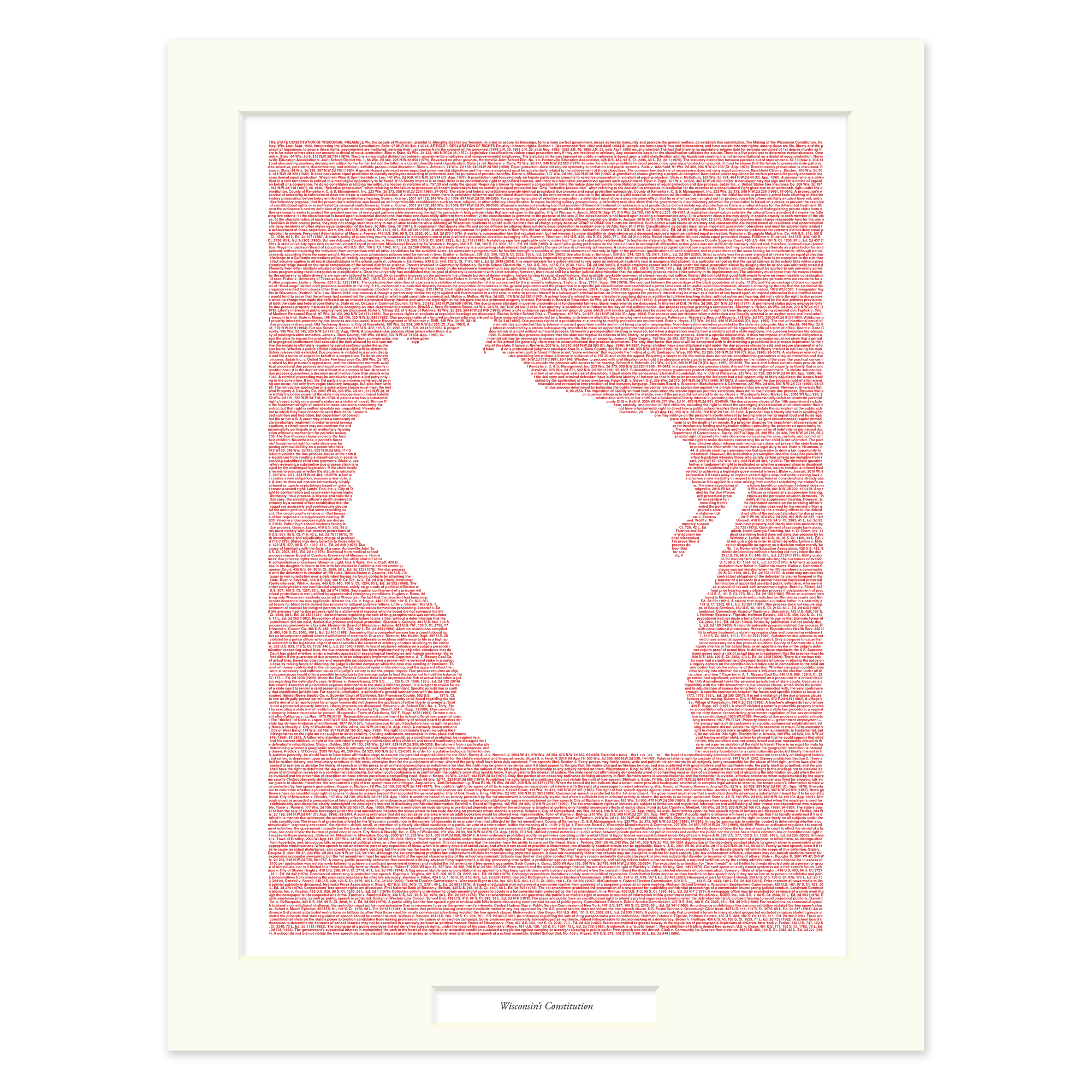 Litographs | Wisconsin&rsquo;s Constitution | Book Poster