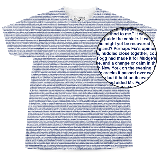 Litographs Around the World in 80 Days Book T Shirt